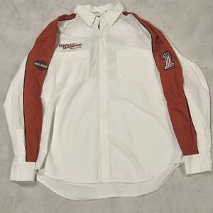 Harley-Davidson White and Red Jacket